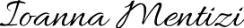 IOANNA MENTIZI SIGNATURE
